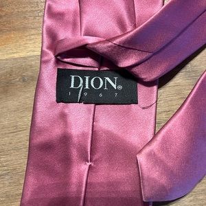 Pink silk tie